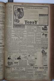 Página do jornal Correio do Ceará de setembro de 1934