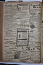 Página do jornal Correio do Ceará de setembro de 1934
