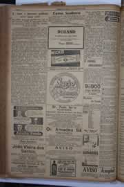 Página do jornal Correio do Ceará de setembro de 1934
