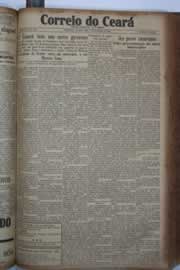 Página do jornal Correio do Ceará de setembro de 1934