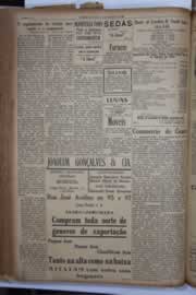 Página do jornal Correio do Ceará de setembro de 1934