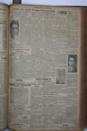 Página do jornal Correio do Ceará de setembro de 1934