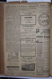 Página do jornal Correio do Ceará de setembro de 1934