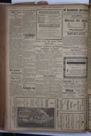 Página do jornal Correio do Ceará de setembro de 1934