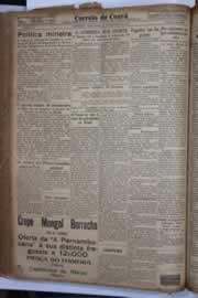 Página do jornal Correio do Ceará de setembro de 1934