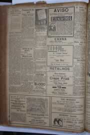 Página do jornal Correio do Ceará de setembro de 1934