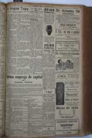 Página do jornal Correio do Ceará de setembro de 1934