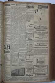 Página do jornal Correio do Ceará de setembro de 1934