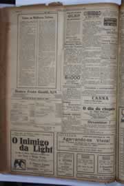 Página do jornal Correio do Ceará de setembro de 1934