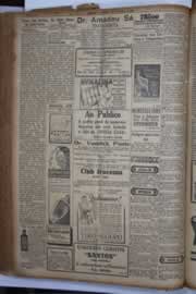 Página do jornal Correio do Ceará de setembro de 1934