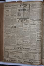 Página do jornal Correio do Ceará de setembro de 1934