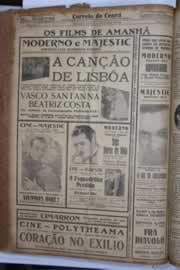 Página do jornal Correio do Ceará de setembro de 1934