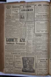 Página do jornal Correio do Ceará de outubro de 1934