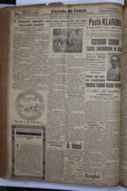 Página do jornal Correio do Ceará de outubro de 1934