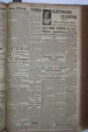 Página do jornal Correio do Ceará de outubro de 1934