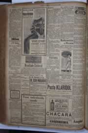Página do jornal Correio do Ceará de outubro de 1934