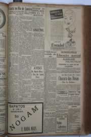 Página do jornal Correio do Ceará de outubro de 1934