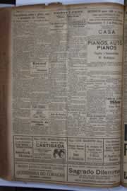 Página do jornal Correio do Ceará de outubro de 1934