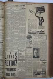 Página do jornal Correio do Ceará de outubro de 1934