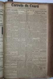 Página do jornal Correio do Ceará de outubro de 1934