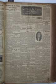 Página do jornal Correio do Ceará de outubro de 1934