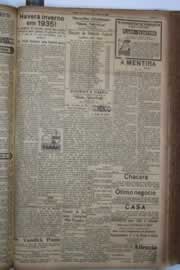 Página do jornal Correio do Ceará de outubro de 1934