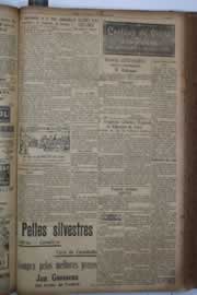 Página do jornal Correio do Ceará de outubro de 1934