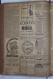 Página do jornal Correio do Ceará de novembro de 1934