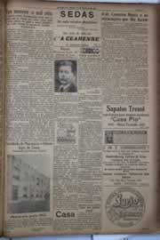 Página do jornal Correio do Ceará de novembro de 1934