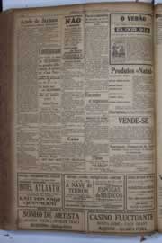 Página do jornal Correio do Ceará de dezembro de 1934
