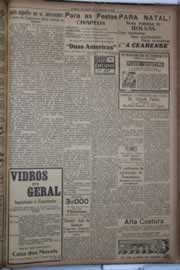 Página do jornal Correio do Ceará de dezembro de 1934