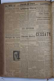 Página do jornal Correio do Ceará de dezembro de 1934