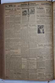 Página do jornal Correio do Ceará de dezembro de 1934
