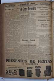 Página do jornal Correio do Ceará de dezembro de 1934