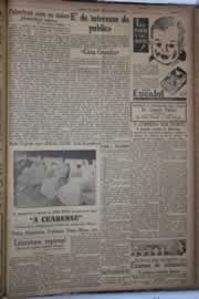 Página do jornal Correio do Ceará de dezembro de 1934