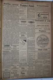 Página do jornal Correio do Ceará de dezembro de 1934