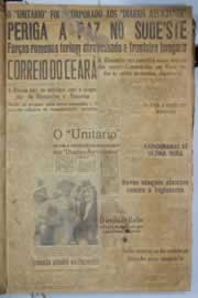 Página do jornal Correio do Ceará de julho de 1940
