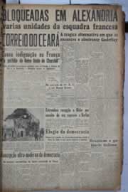 Página do jornal Correio do Ceará de julho de 1940