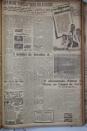 Página do jornal Correio do Ceará de julho de 1940