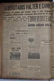 Página do jornal Correio do Ceará de julho de 1940