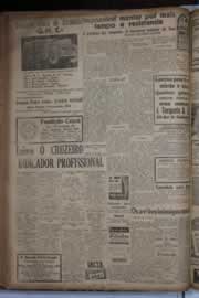 Página do jornal Correio do Ceará de julho de 1940