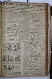 Página do jornal Correio do Ceará de agosto de 1940