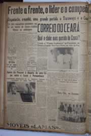 Página do jornal Correio do Ceará de agosto de 1940