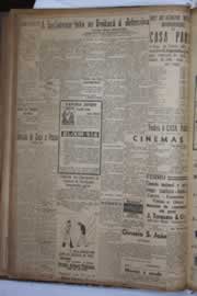 Página do jornal Correio do Ceará de agosto de 1940