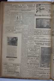 Página do jornal Correio do Ceará de agosto de 1940