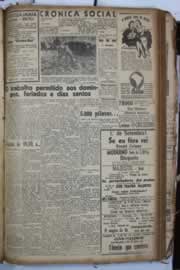 Página do jornal Correio do Ceará de agosto de 1940