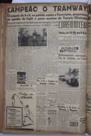 Página do jornal Correio do Ceará de agosto de 1940