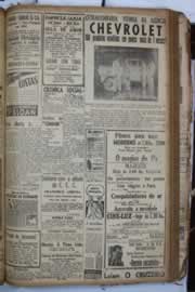 Página do jornal Correio do Ceará de agosto de 1940
