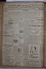 Página do jornal Correio do Ceará de agosto de 1940