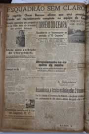 Página do jornal Correio do Ceará de agosto de 1940